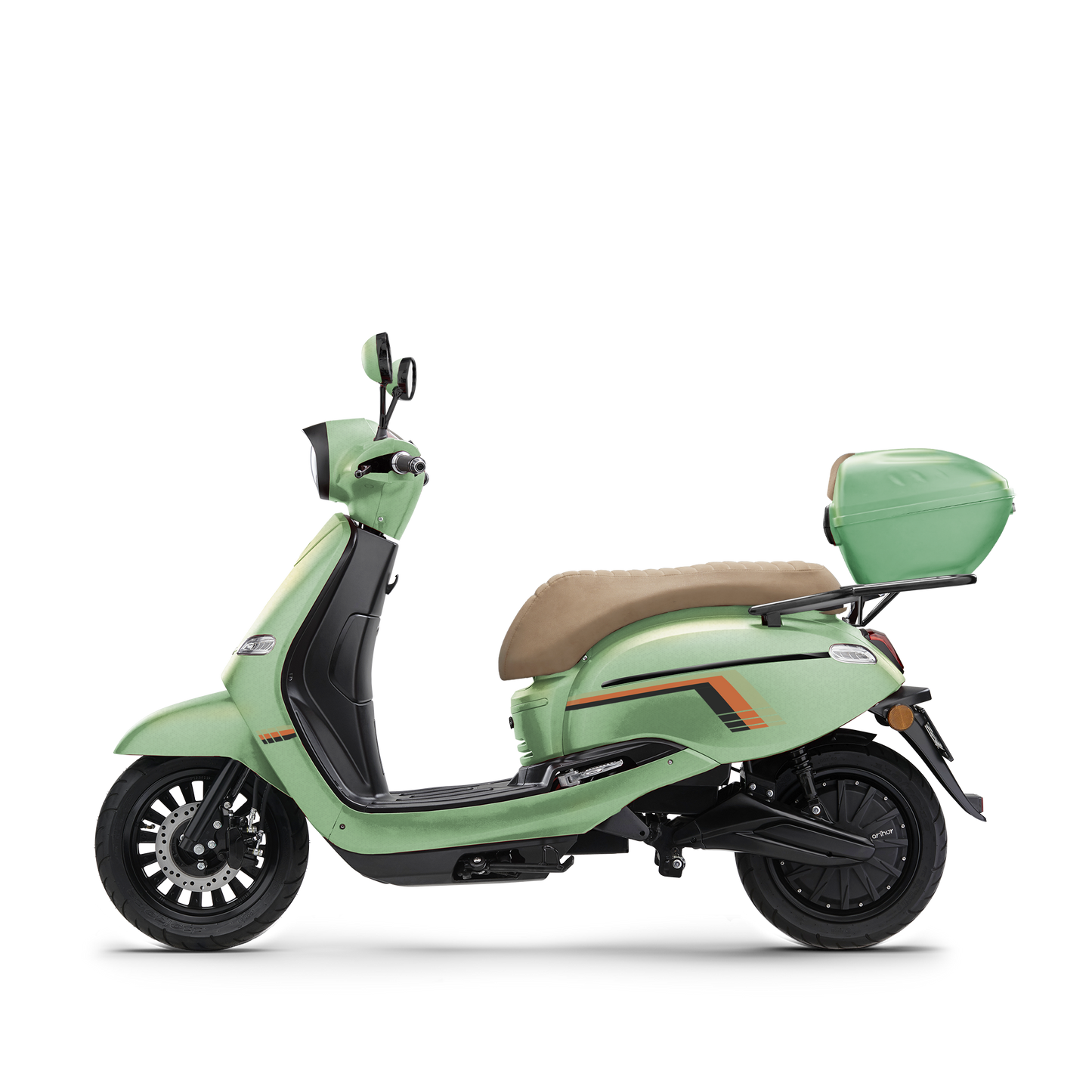 2025 Arthur 7 Performance, Cuban Green with Top Case