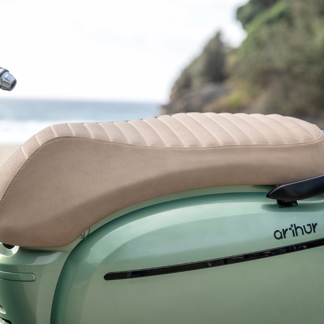 Saddle, Italian Vegan-Leather, Sand