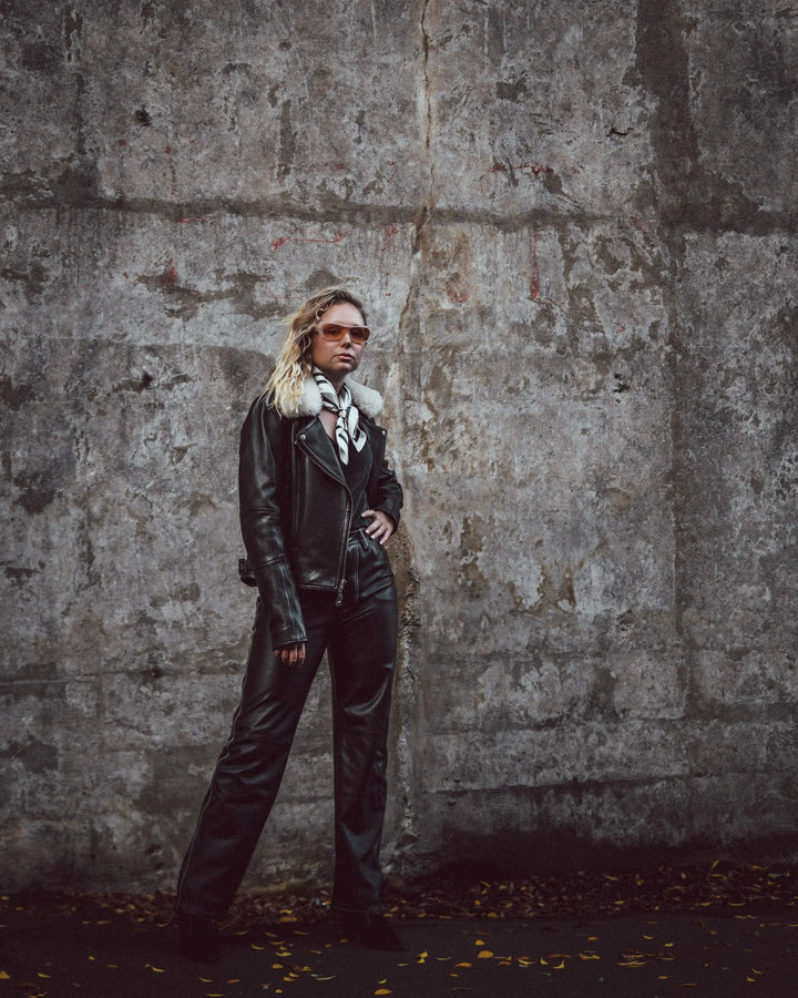 FLY BY NIGHT WOMENS MOTORCYCLE JACKET (AAA CE RATED)