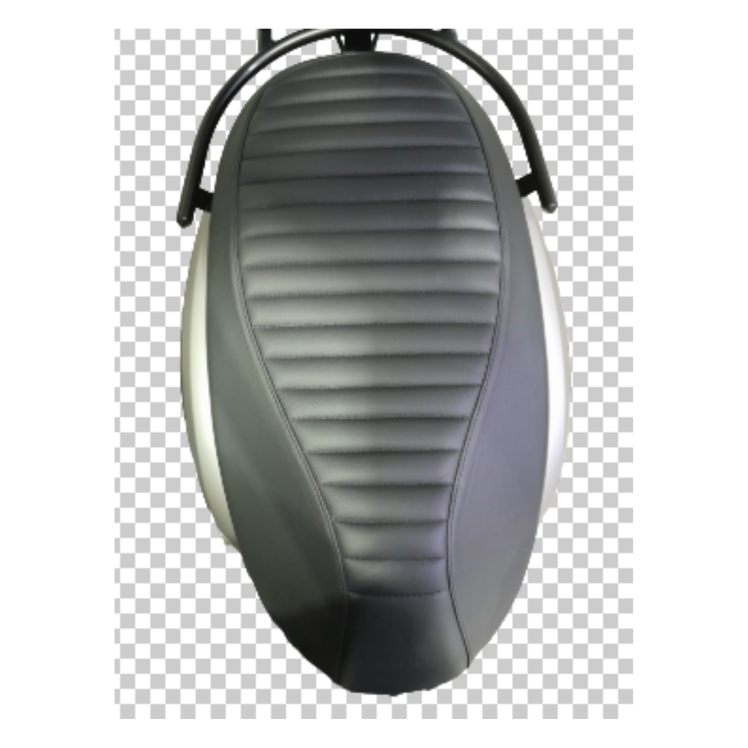 Saddle, Leather, Classic Black, Arthur, Straight stitch
