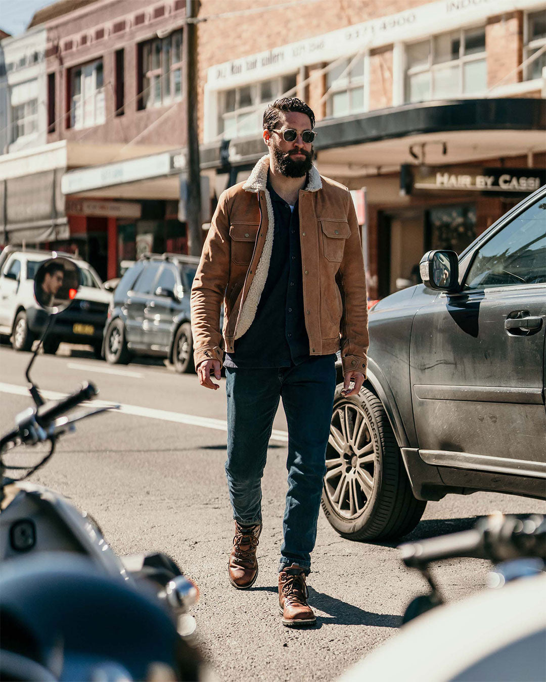 Byron Nubuck Leather Jacket