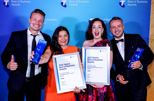 FONZ WINS IN TWO CATEGORIES AT NSW TELSTRA BEST IN BUSINESS AWARDS