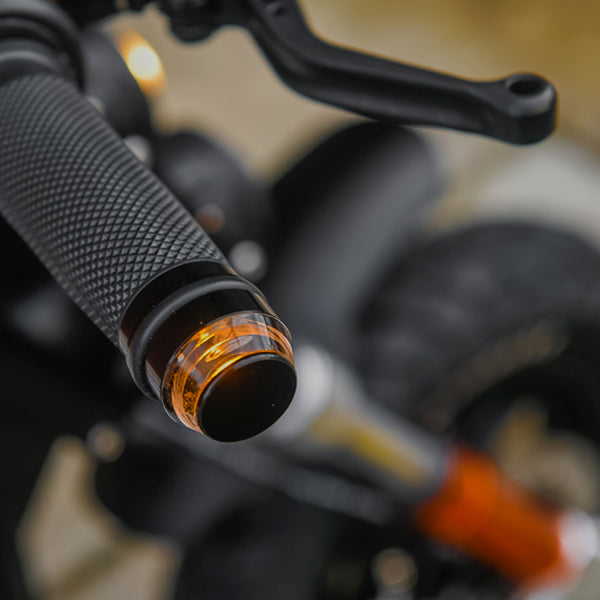 Bar end turn signals