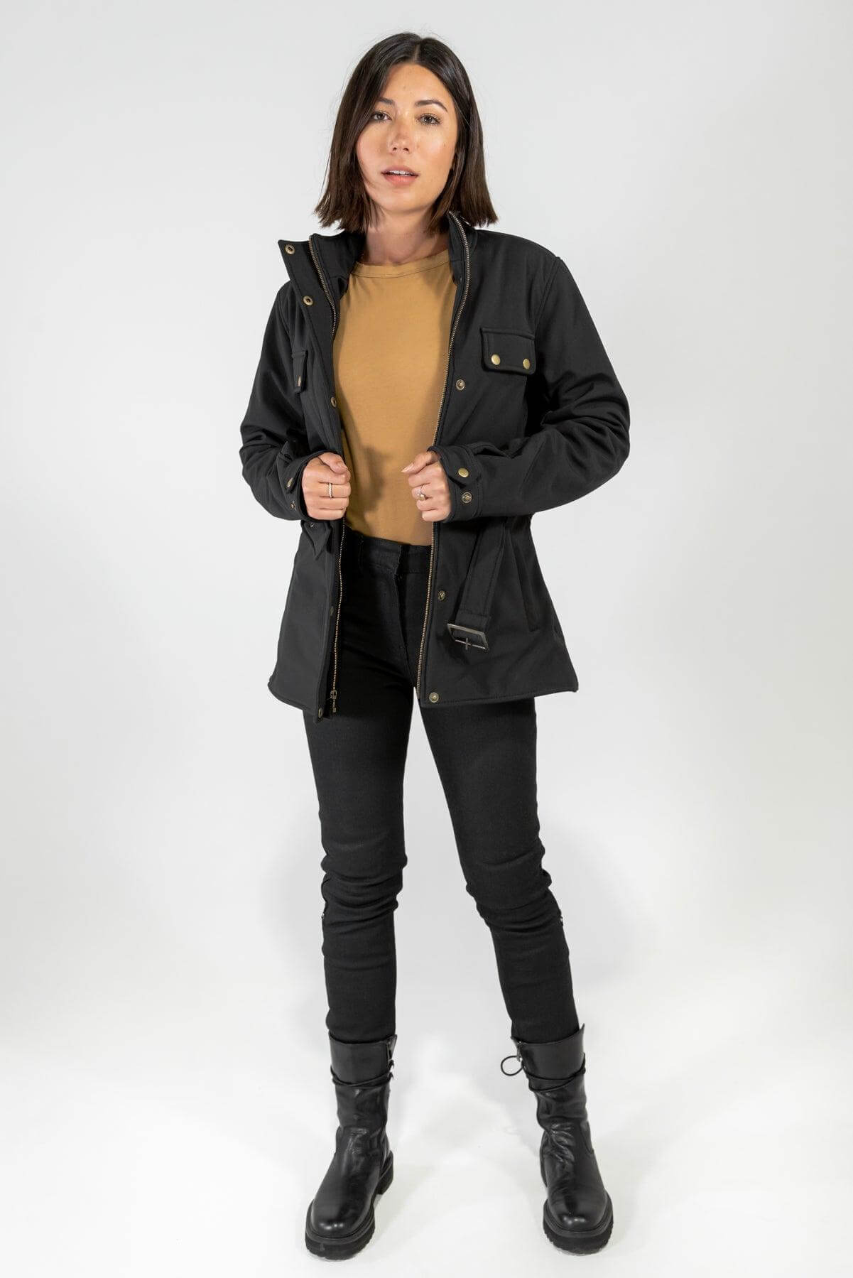 British Trench Reinforced Motorcycle Jacket Merla Moto