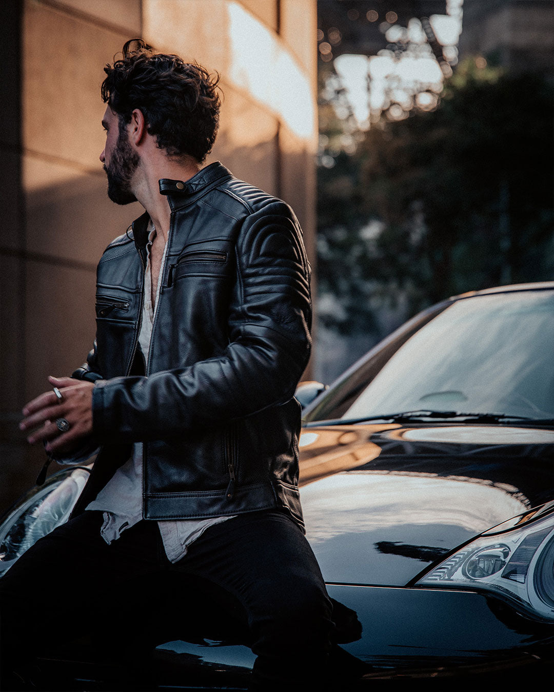 Wakefield Leather Motorcycle Jacket